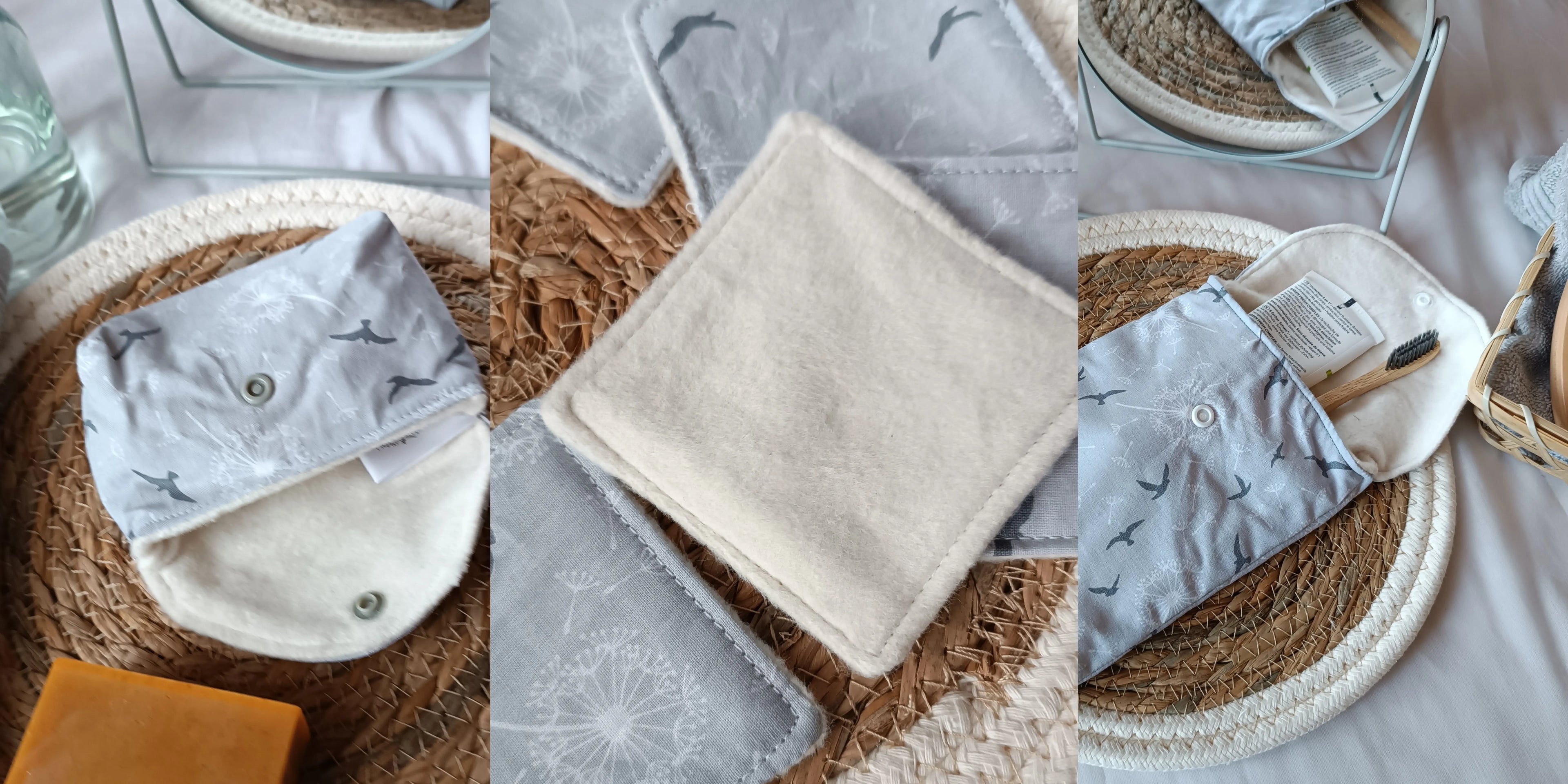 présentation des produits bien être de Récup' Tissu de LILI - bannière accès à l'ensemble des produits de la marque artisanale Récup' Tissu de LILI