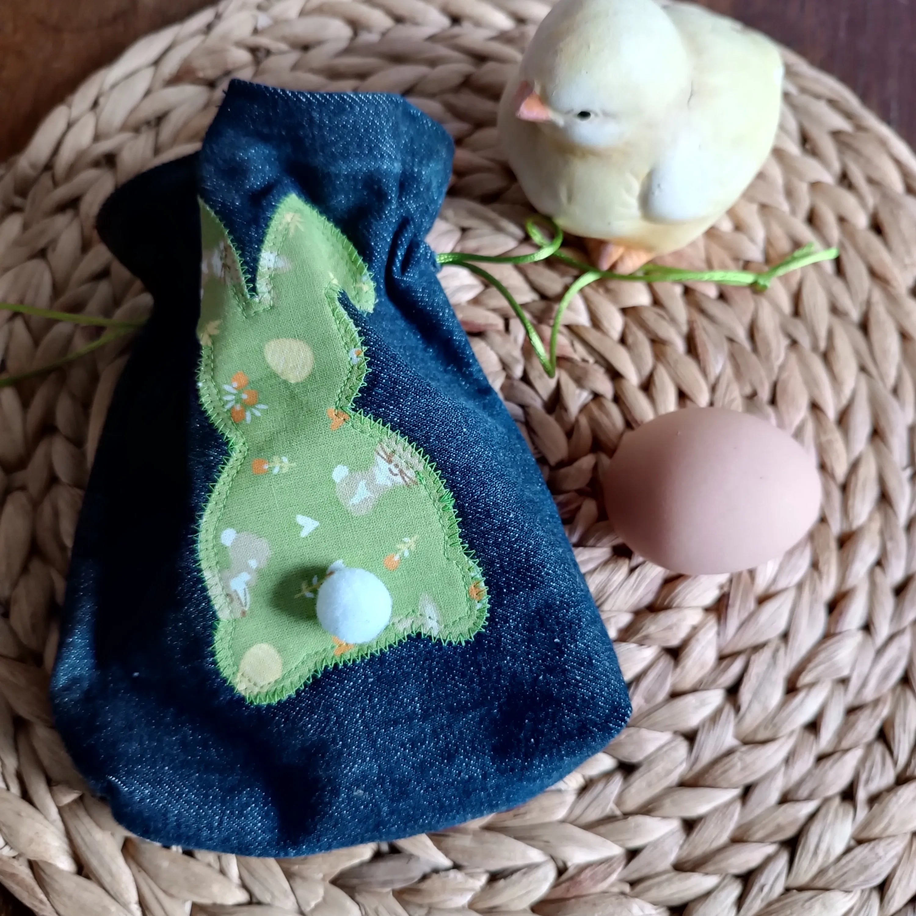 image de la collection Pochon de Pâques en jeans de Récup Tissu de Lili