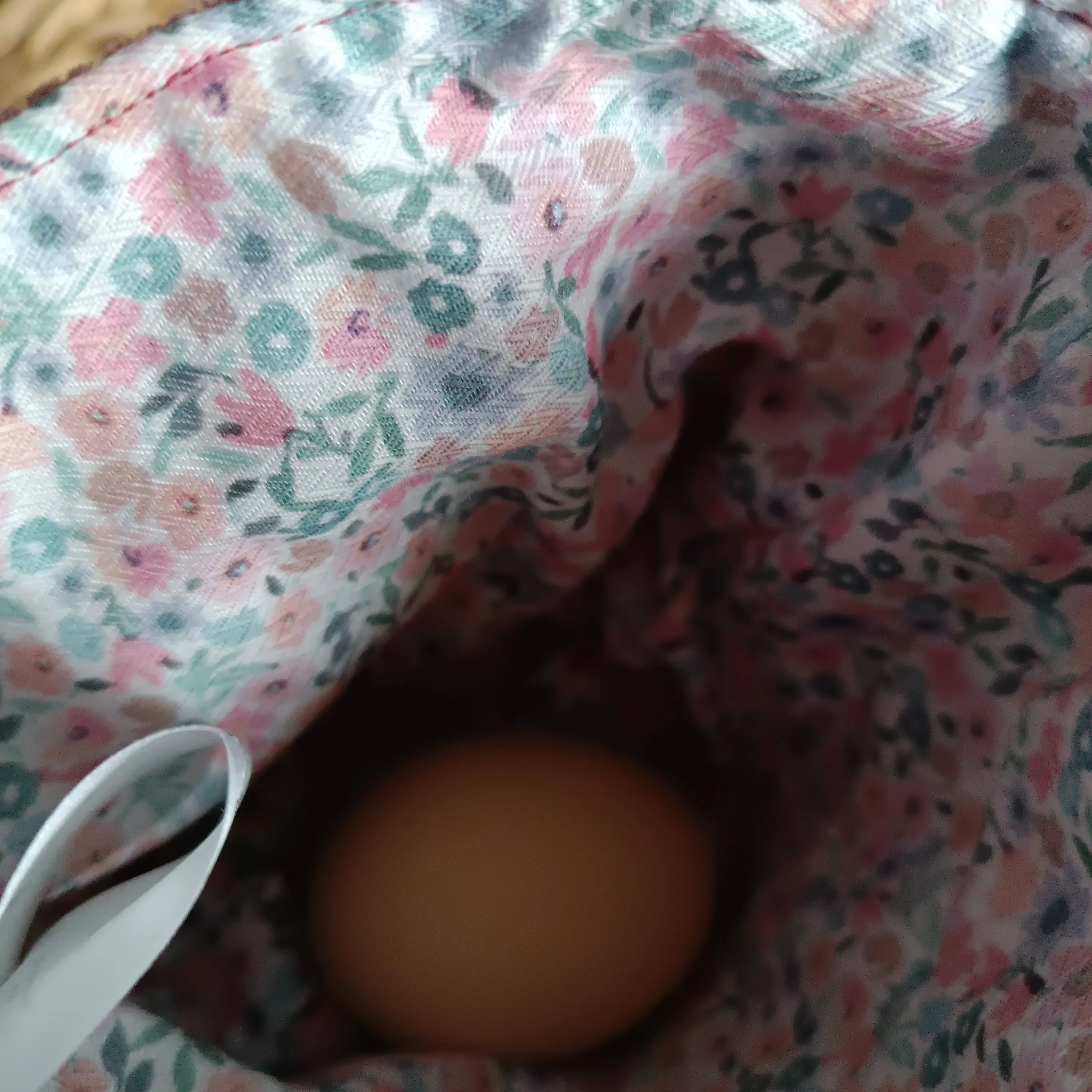 Panier de pâques de Récup’ Tissu de Lili - pâques 2026 - chasse aux œufs - sac pour Pâques - cadeau de Pâques - Pâques en 2026 - cadeau Pâques enfant - décoration paques artisanale